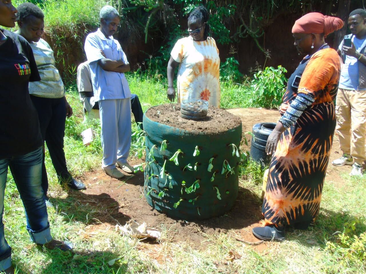 Kitchen gardening training in Samburu County