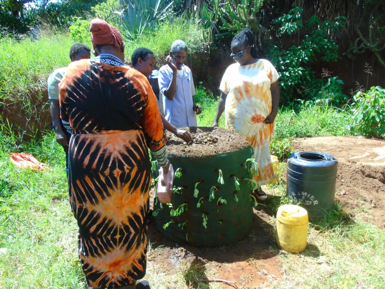 Kitchen gardening training in Samburu County