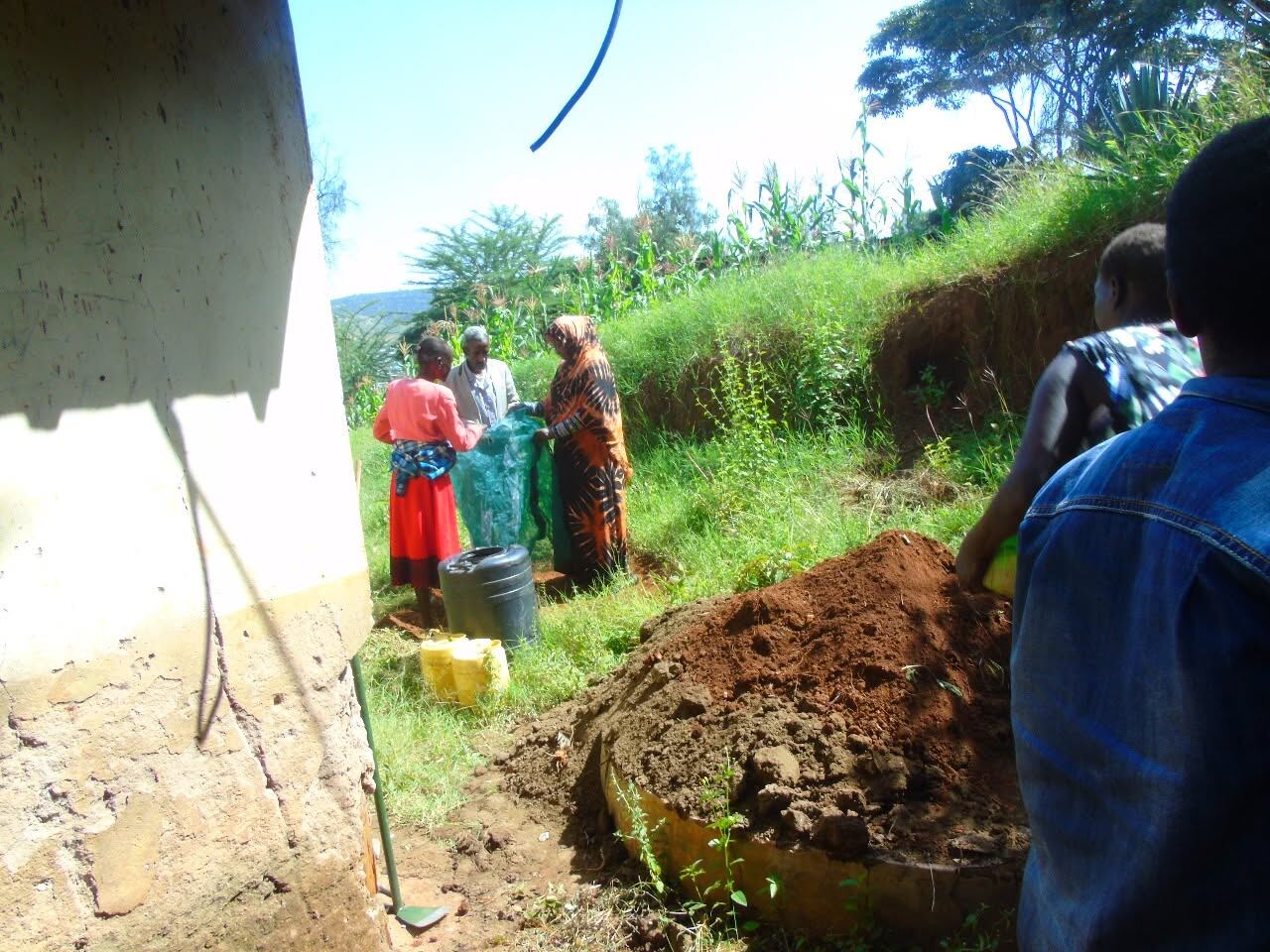 Kitchen gardening training in Samburu County