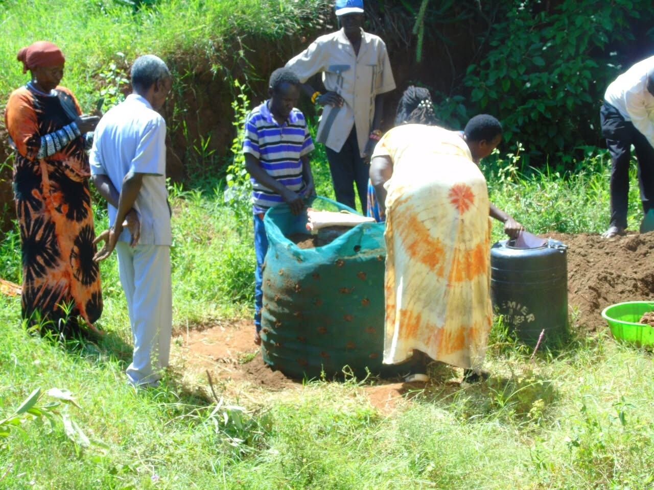 Kitchen gardening training in Samburu County