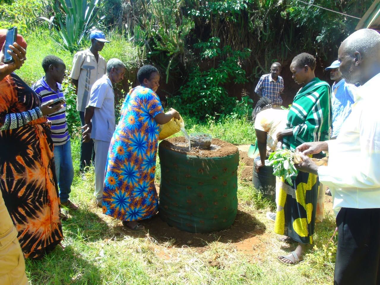 Kitchen gardening training in Samburu County