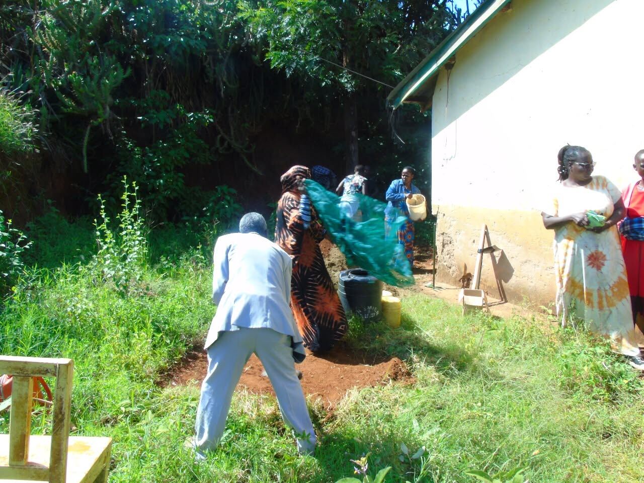 Kitchen gardening training in Samburu County