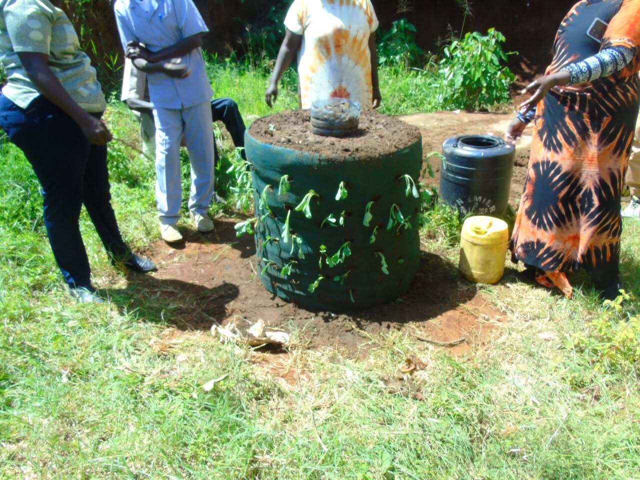 Kitchen gardening training in Samburu County