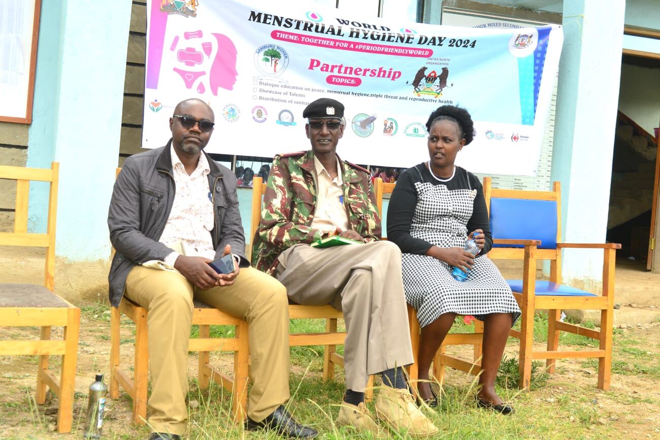 Menstrual Hygiene Day event at Loosuk Mixed Secondary School, May 2024